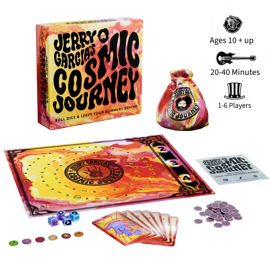 Deluxe Gift Bundle: Jerry Garcia's Cosmic Journey Dice Game