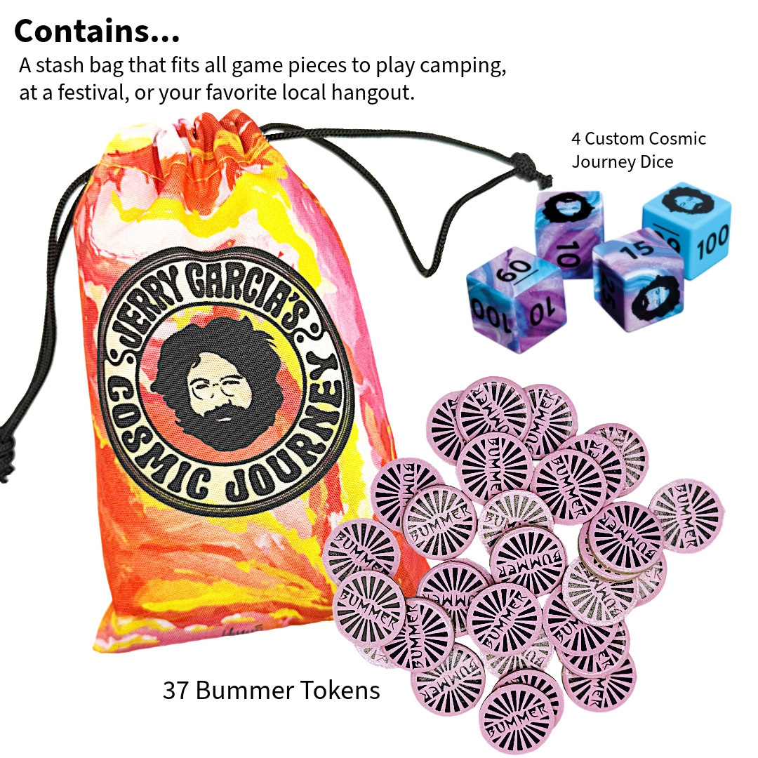 Deluxe Gift Bundle: Jerry Garcia's Cosmic Journey Dice Game