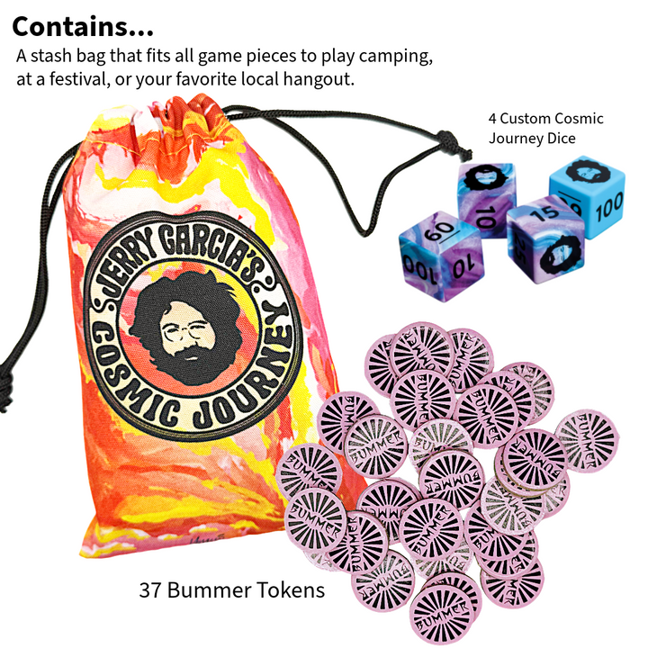 Jerry Garcia's Cosmic Journey Dice Game – Twogether Studios Jerry Garcia's Cosmic Journey Dice Game – Twogether Studios